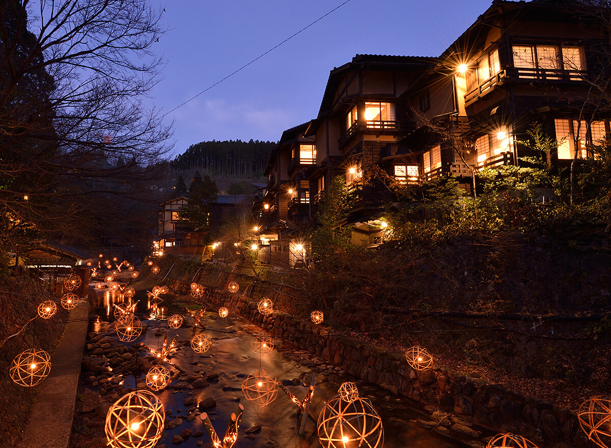 黒川温泉湯あかり画像