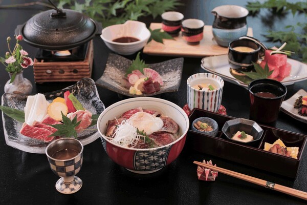 【朝食なし】美味しいものを少しずつ☆【あか牛】☆をサクッと味わう！美里特製あか牛丼御膳
